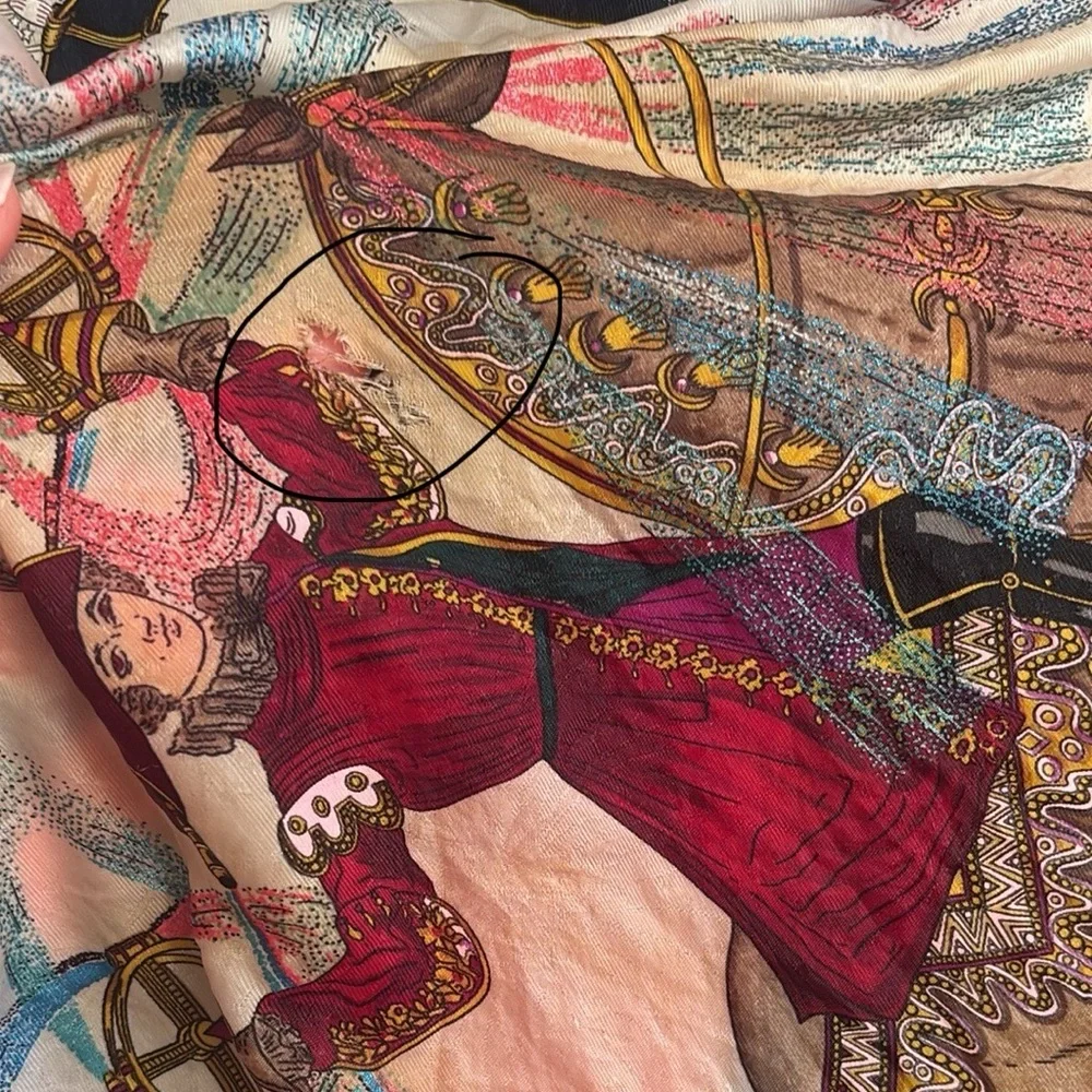 Hermes Multicolor Equestrian Tapestry